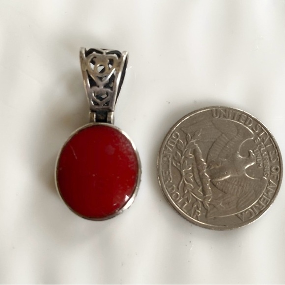Silpada Red Pendant S1300 - Picture 3 of 5